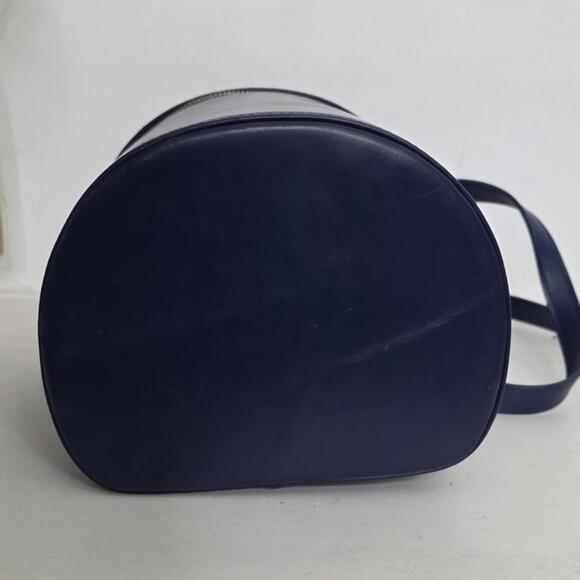Staud Vitti Leather Bucket Bag In Female Blue - Picture 3 of 9